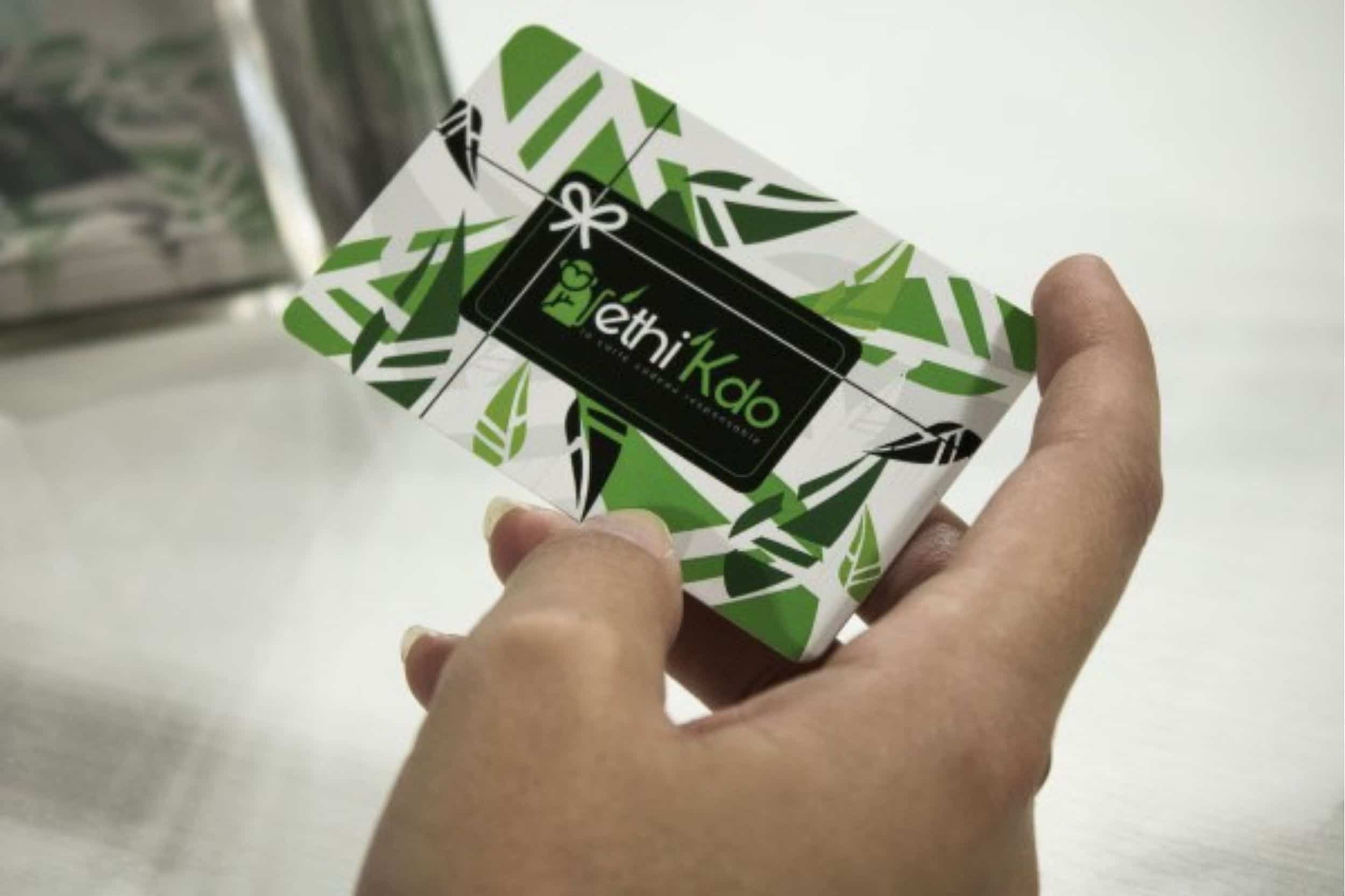 La carte Ethi’Kdo : carte cadeau écologique et personnalisée