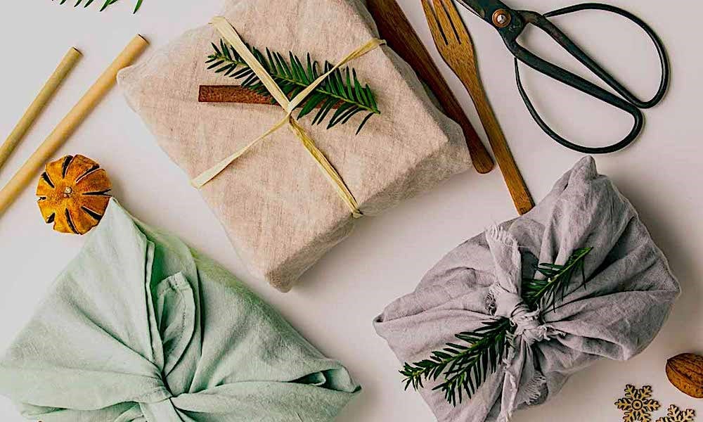 Les emballages cadeaux zéro déchet