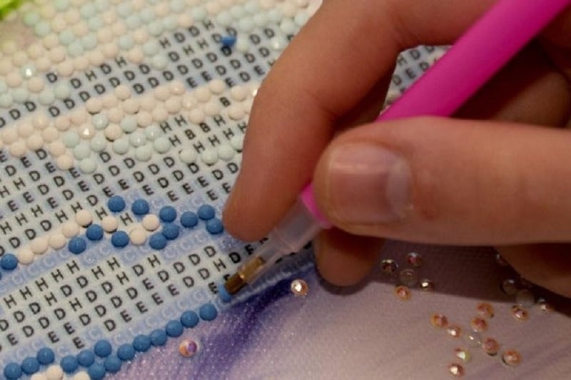 Offrir une toile de broderie diamant